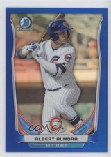 2014 Bowman Draft Top Prospects Chrome Blue Refractor 150/399 Albert Almora 0b2