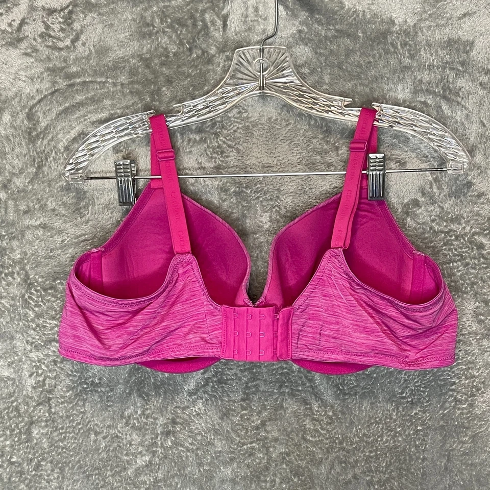 Cacique Women Y2K Full Coverage Underwired Pink Lightly Lined T Shirt Bra 42C - Image 2 of 4