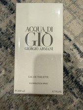 Giorgio Armani Acqua Di Gio Eau De Toilette Spray 6.7 oz New In Box