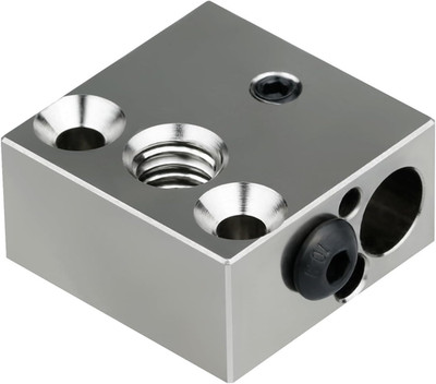 Updated High Temperature CR-10 Plated Copper Heater Block for MK8 Extruder Creal