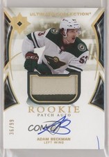 2021 Ultimate Collection 36/99 Adam Beckman #109 RPA Rookie Patch Auto RC 0ro5