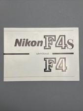 Nikon F4S F4 Käyttöohje #E3