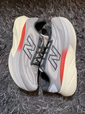 New Balance Fresh Foam X More v6 Grey Matter True Red for  display picture 3