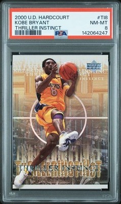 Kobe Bryant - 2000 Upper Deck Hardcourt Thriller Instinct #TI8 PSA 8