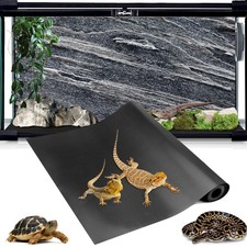120 Gallon Reptile Terrarium Mat Liner, 96" X 24" 24 X 96-inches, Black