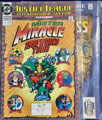 Justice League Special #1+2 [Direct] 1990-1991. **Fine - Bagged & Carded**