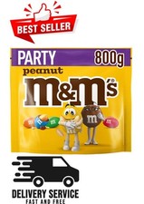 M&M'S Chocolate Bag, Peanut & Milk Chocolate, 800g, Party Bag, Bulk Chocolate,
