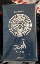 Lattafa Asad Zanzibar Eau de Parfum Spray, Regular Size 3.4 fl oz