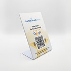 NFC Aufsteller für Google Bewertungen (ca. DinA6) mit Logo-Druck