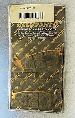 NEW Original ACCOSSATO Racing Bremsbeläge CAGIVA HONDA TRIUMPH // AGPA72ST-126
