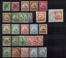 Deutsche Kolonien Deutsch-S&uuml;dwestafrika gestempelt und ungebraucht Lot