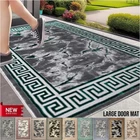 Kitchen Runner Rug Non Slip Washable Hallway Runner Carpet Long Floor Mat Grey