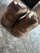 Youth UGG Classic Ultra Mini Kids Girls Size 3 Brown Suede Boots