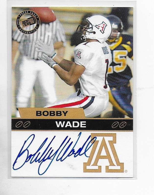 2003 Press Pass Auto Bronze Bobby Wade Auto FREE SHIPPING