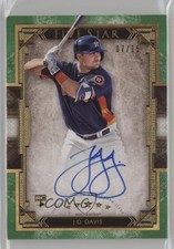 2018 Topps Five Star Green 7/15 JD Davis #FSA-JI Auto 0pg6