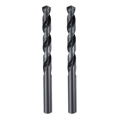 2 Pack 13mm Drill Bit Round Shank M42 8% Cobalt 135° Nitriding Black