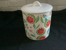 Dash of That Flowered Cookie/Coffee jar