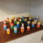 VINTAGE Lot of 22 Fisher Price Little People Figures 1970’s PLAY FAMILY