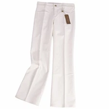 Gucci Women's Pants Denim Cotton Heart Logo Embroidered Bottoms 36 Used MOLO-0