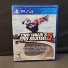 SEALED Tony Hawk's Pro Skater 5 PlayStation 4 PS4 Game