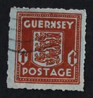 CKStamps: Great Britain Stamps Collection Guernsey Scott#N5 Used