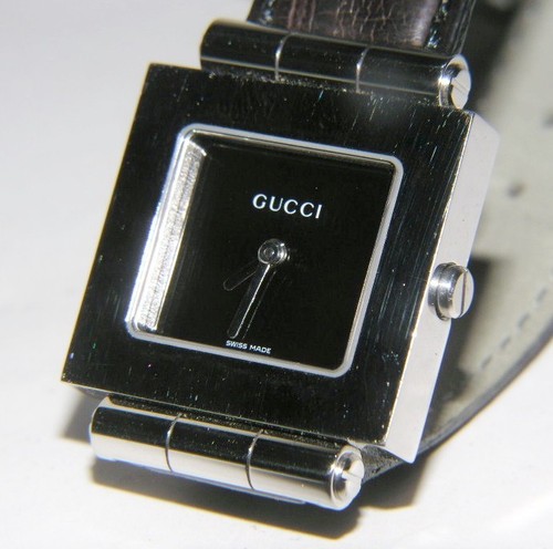 GUCCI 600j Watch Donna Quartz Only Time Square (2292) | eBay