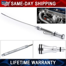 For 55-79 Sbc Chevy 265 283 327 350 Driver Side Flexible Engine Oil Dipstick