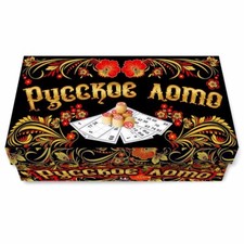 Russisches Lotto Loto Bingo Familienspiel Русское лото Tischspiel Brettspiel 