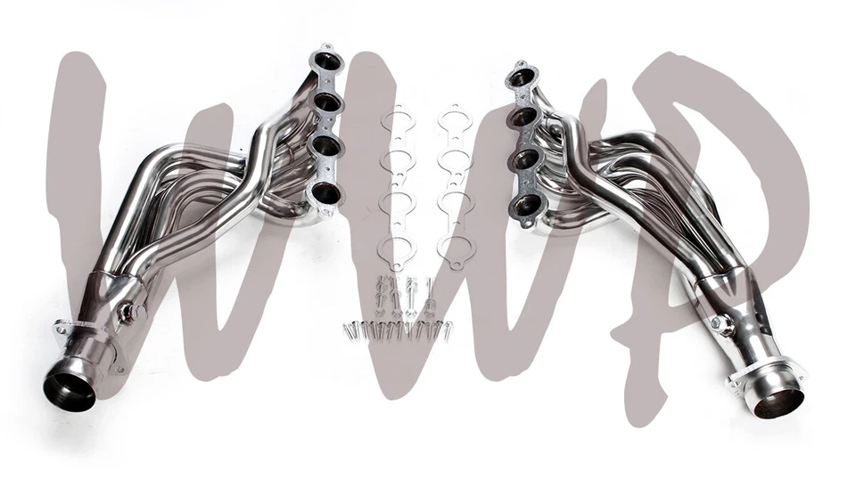 Stainless Steel Long Tube 1-7/8" Exhaust Headers 09-15 Cadillac CTS-V 6.2L LSA - Image 2 of 2