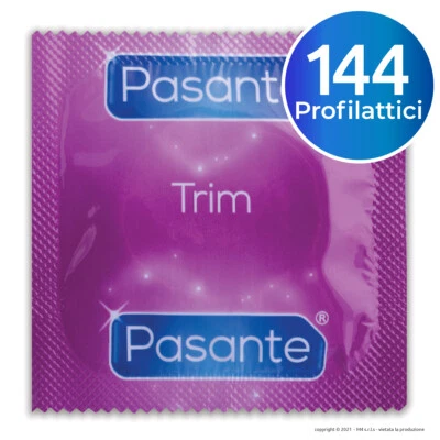 Preservativi XS TRIM Pasante Ultra Aderenti Profilattici xs box da 144