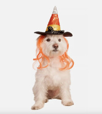 NWT NEW Dog Candy Corn Hat Halloween Costume S/M Pet Pet Shop