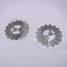 2 Pack 7-3/4" Dia Sculptured Hummingbird Wind Spinner NO STRING INCLUDED