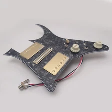 For Ibanez Guitar Prewired Loaded Pickguard Coil Splitting HSH Alnico 5 Pickups