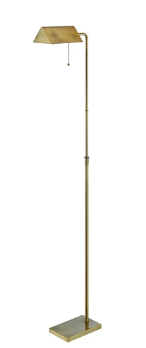 Lite Source LS-82341BB Wayland Floor Lamp, Brushed Brass - Picture 1 of 2