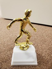 trophy or award for horseshoes, horseshoe pitch, includes engraving, new 6.25" H