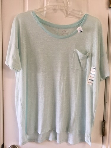 NWT Old Navy Boyfriend T Shirt Linen 