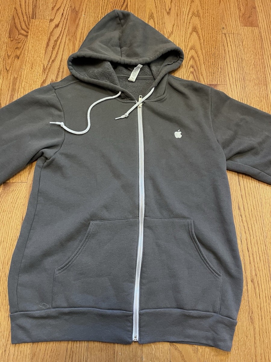 メンズウェア BOGEYBOYS APPLE SEASON PULLOVER FLEECE L Apple Store 1/4 Zip Fleece Sweater Mens Medium Blue Employee