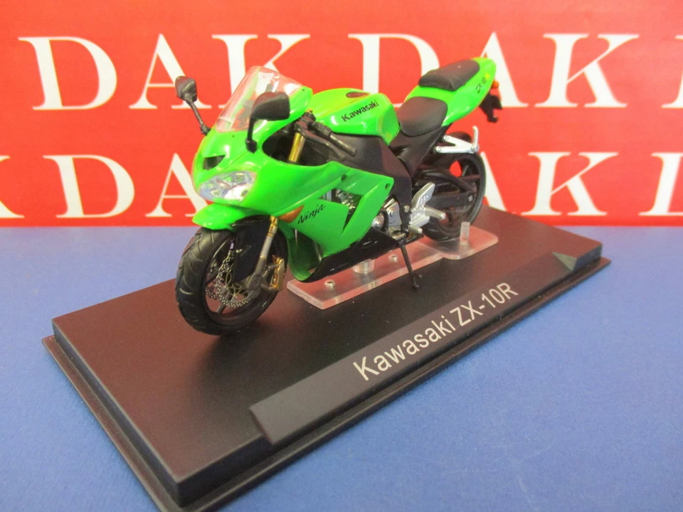 Die cast 1/24 Modellino Moto Kawasaki ZX-10R - Immagine 2 di 4