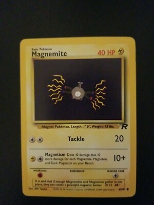 1995 Magnemite pokemon card