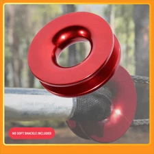 Heavy Duty Recovery Ring Snatch Block Pulley W/O Soft Shackle Tow Winch Rope AE