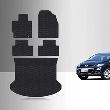 ToughPRO Full Set Floor Mats Black For Mazda CX-7 All Weather 2007-2012