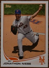 2013 Topps #250 Jonathon Niese New York Mets