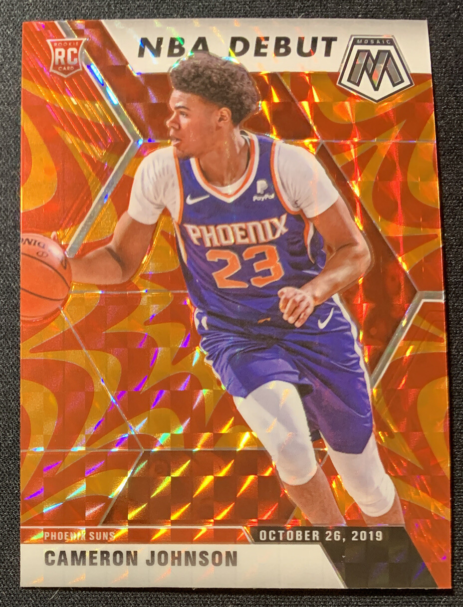 Cameron Johnson 2019-20 Panini Mosaic NBA Debut RED REACTIVE PRIZM Rookie #265
