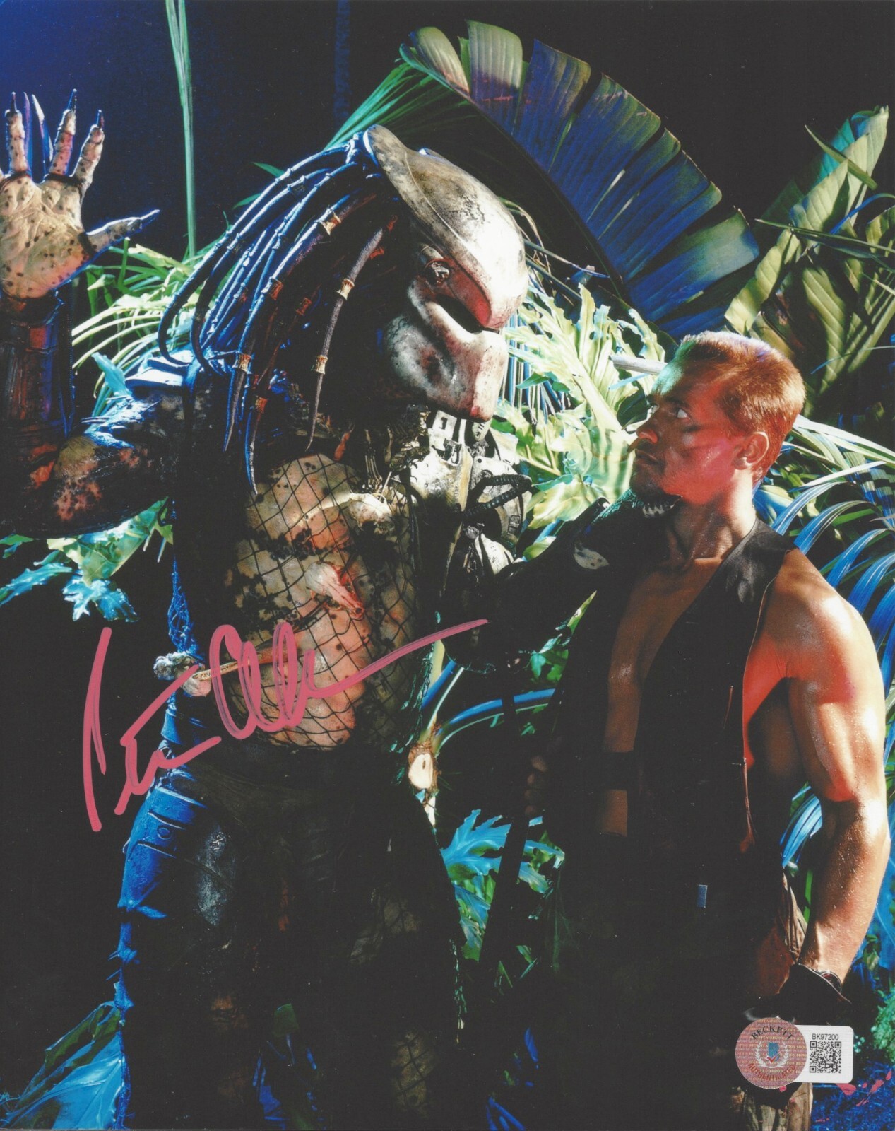 Peter Cullen Autographed Signed Predator 8X10 Movie Photo Voice Actor Beckett Beckett COA 