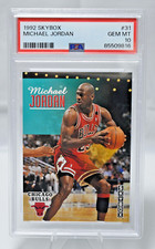 1992 SKYBOX #31 GOAT MICHAEL JORDAN NBA BASKETBALL CARD PSA 10 