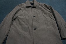 Claiborne Women Regular Medium M Microfiber Jacket Olive Buttons B51871