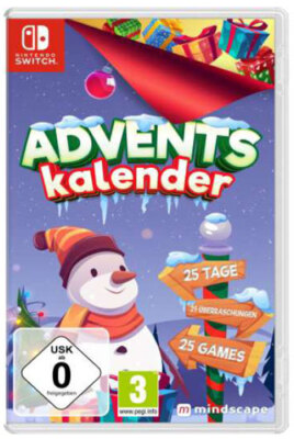 Nintendo SWITCH Spiel Adventskalender Games NEU NEW