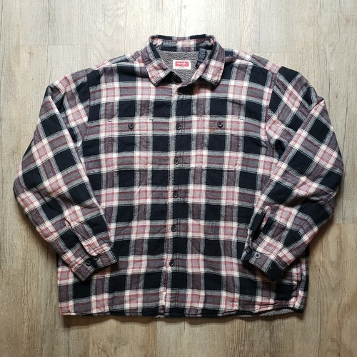 Wrangler Button Up Shirt Jacket Mens 