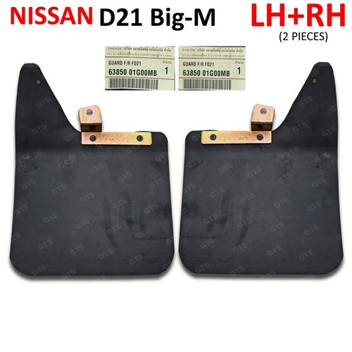 Fits Nissan D21 Big-M Hardbody 1986 97 Pair Front Mud Flap Guards - Picture 6 of 12