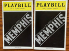 Memphis Playbills 1/11/2012  Shubert Theatre Adam Pascal/M. Glover — photo 1